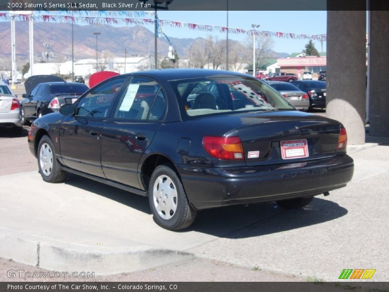 Black Silver / Tan 2002 Saturn S Series SL1 Sedan