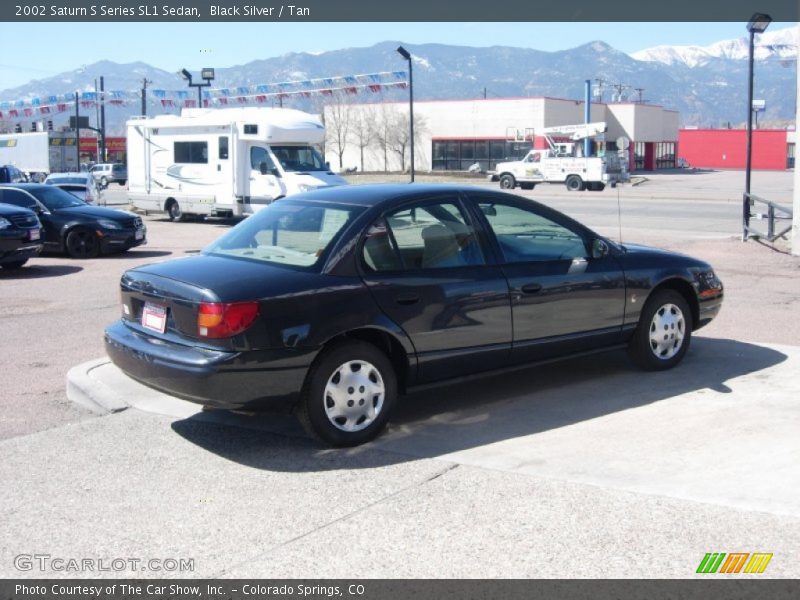 Black Silver / Tan 2002 Saturn S Series SL1 Sedan