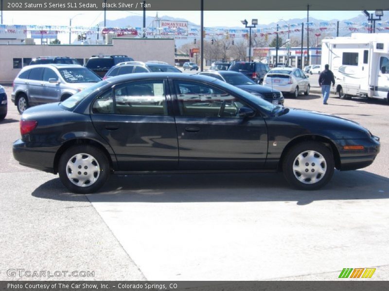 Black Silver / Tan 2002 Saturn S Series SL1 Sedan