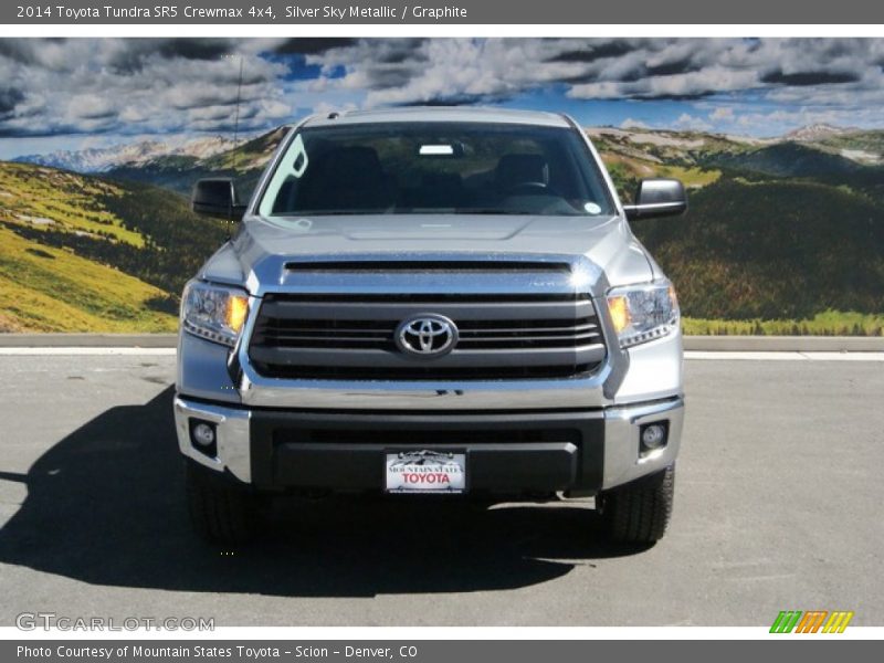 Silver Sky Metallic / Graphite 2014 Toyota Tundra SR5 Crewmax 4x4