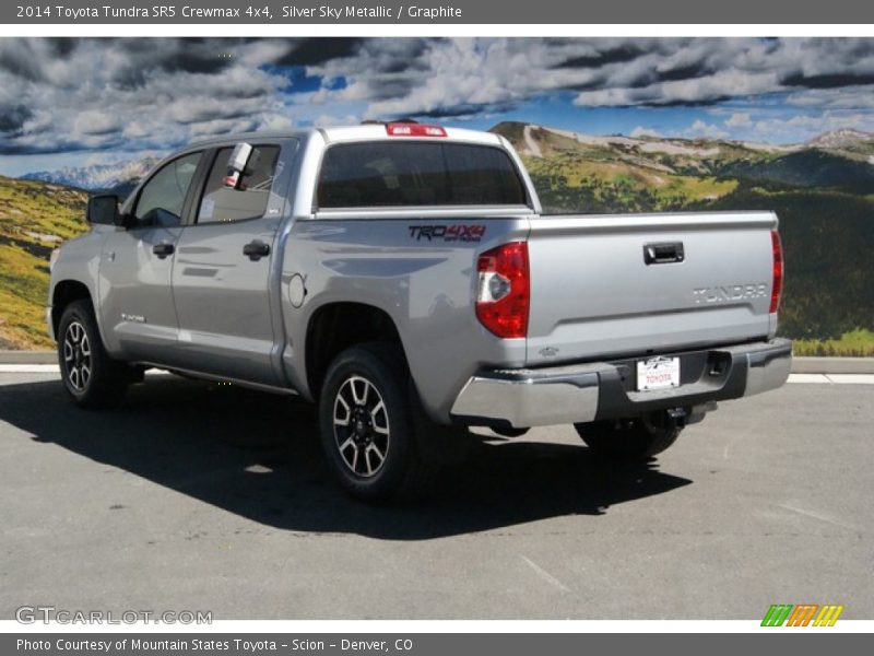 Silver Sky Metallic / Graphite 2014 Toyota Tundra SR5 Crewmax 4x4