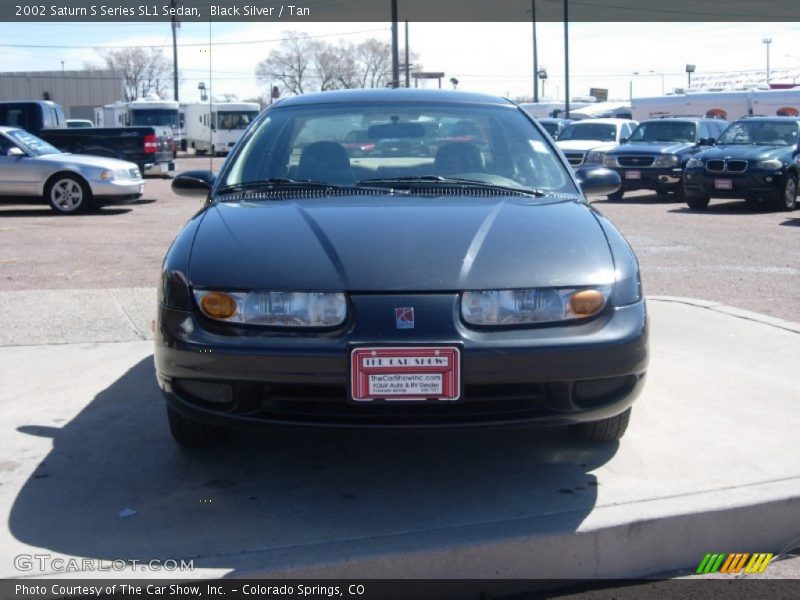 Black Silver / Tan 2002 Saturn S Series SL1 Sedan
