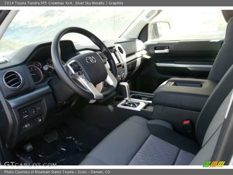 Silver Sky Metallic / Graphite 2014 Toyota Tundra SR5 Crewmax 4x4