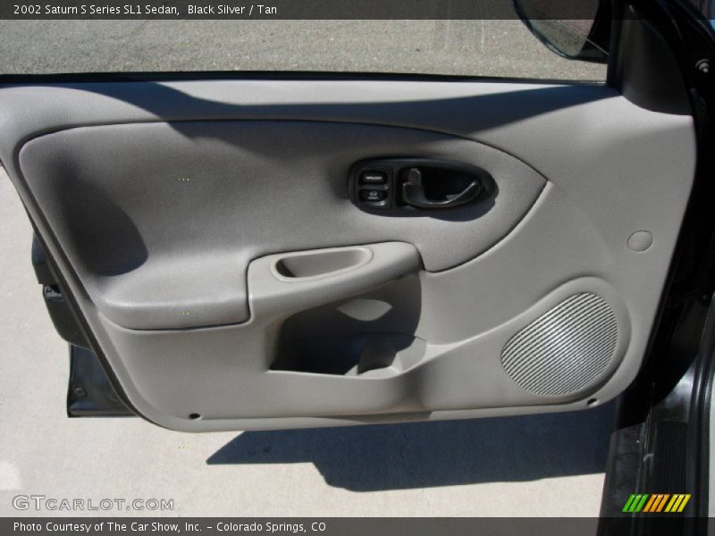Black Silver / Tan 2002 Saturn S Series SL1 Sedan
