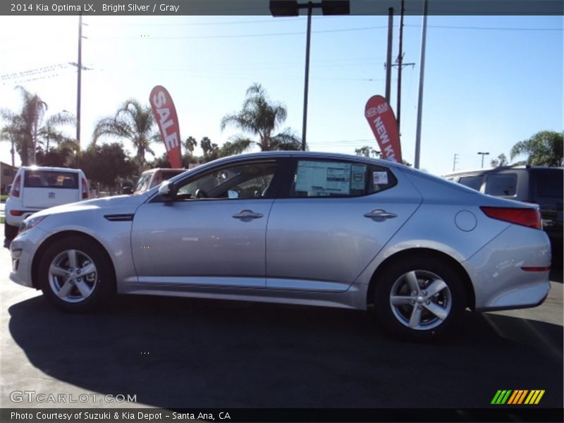 Bright Silver / Gray 2014 Kia Optima LX