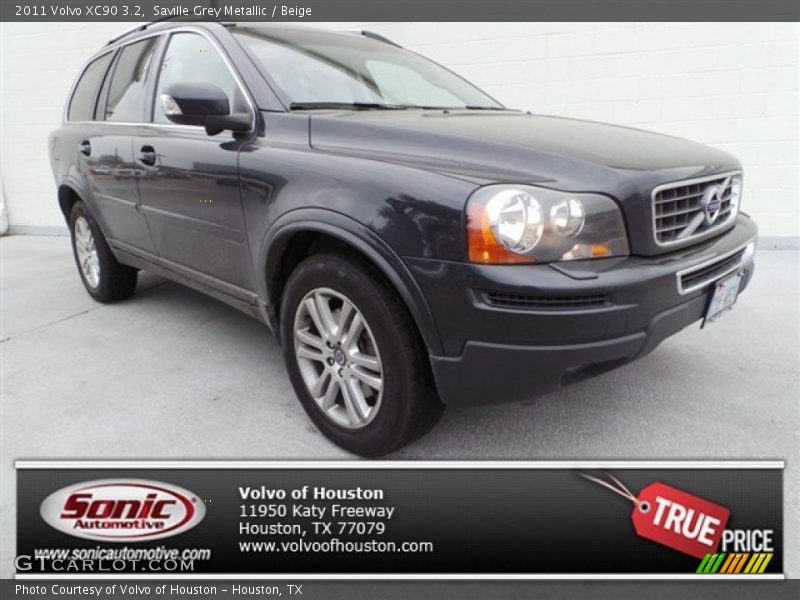 Saville Grey Metallic / Beige 2011 Volvo XC90 3.2