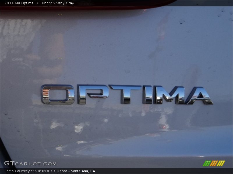 Bright Silver / Gray 2014 Kia Optima LX