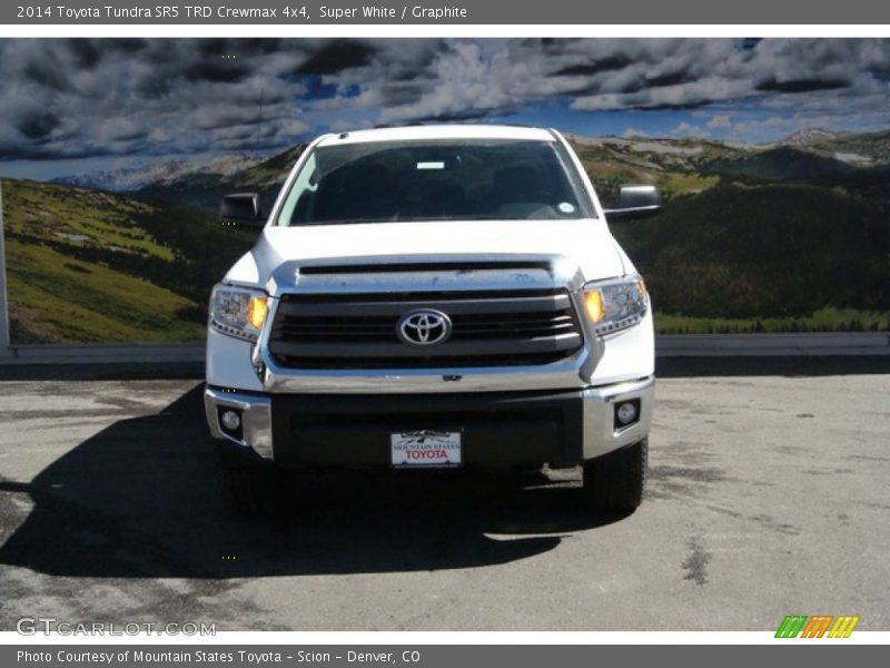 Super White / Graphite 2014 Toyota Tundra SR5 TRD Crewmax 4x4