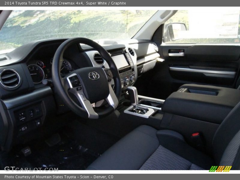 Super White / Graphite 2014 Toyota Tundra SR5 TRD Crewmax 4x4
