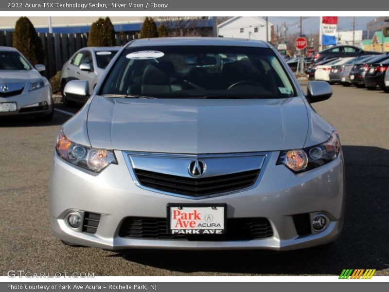 Silver Moon / Ebony 2012 Acura TSX Technology Sedan