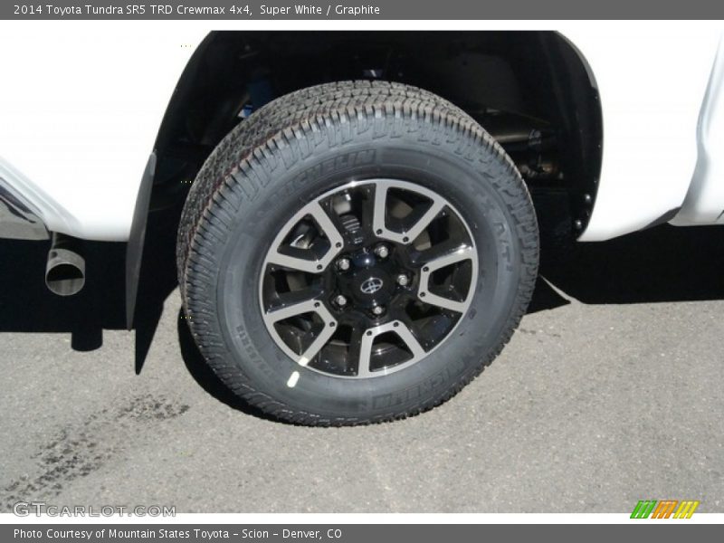 Super White / Graphite 2014 Toyota Tundra SR5 TRD Crewmax 4x4