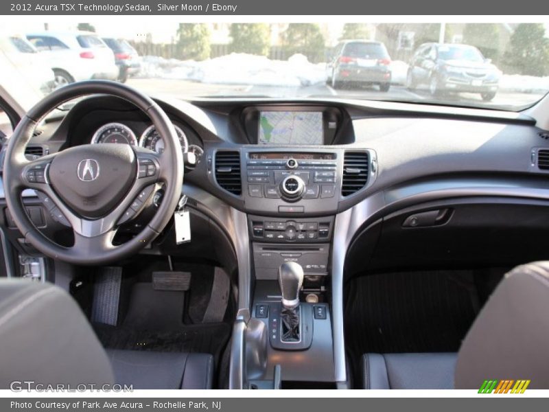 Silver Moon / Ebony 2012 Acura TSX Technology Sedan