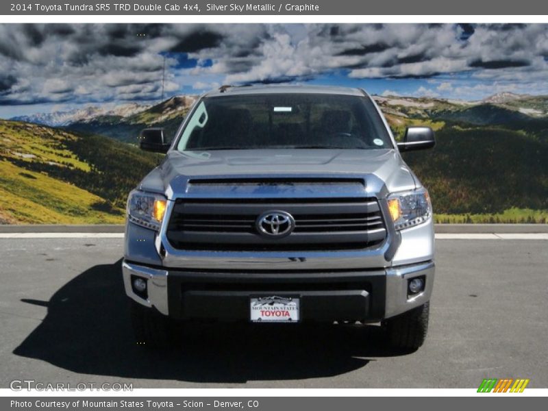 Silver Sky Metallic / Graphite 2014 Toyota Tundra SR5 TRD Double Cab 4x4