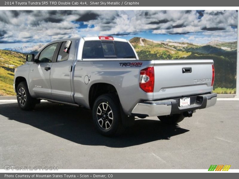 Silver Sky Metallic / Graphite 2014 Toyota Tundra SR5 TRD Double Cab 4x4