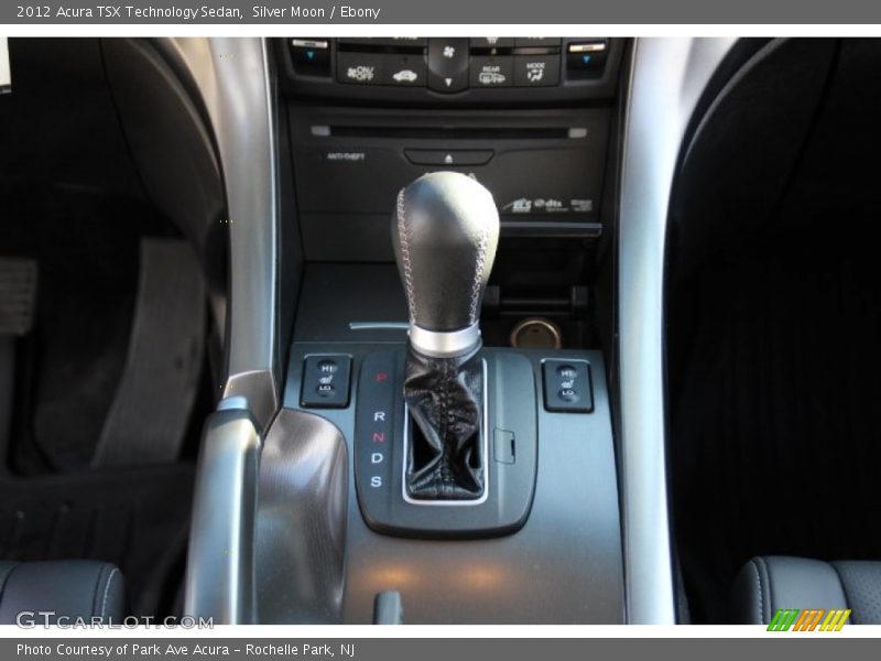 Silver Moon / Ebony 2012 Acura TSX Technology Sedan