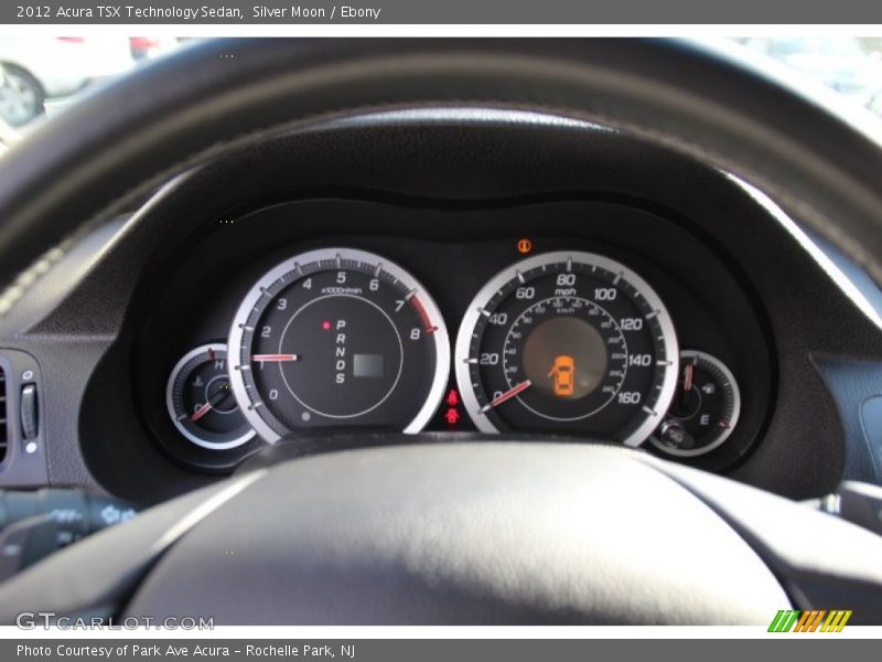 Silver Moon / Ebony 2012 Acura TSX Technology Sedan