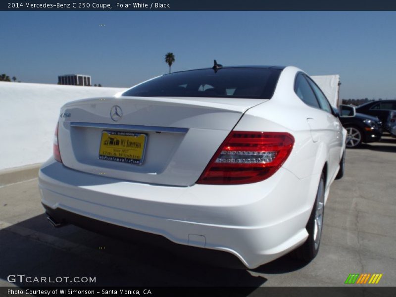 Polar White / Black 2014 Mercedes-Benz C 250 Coupe