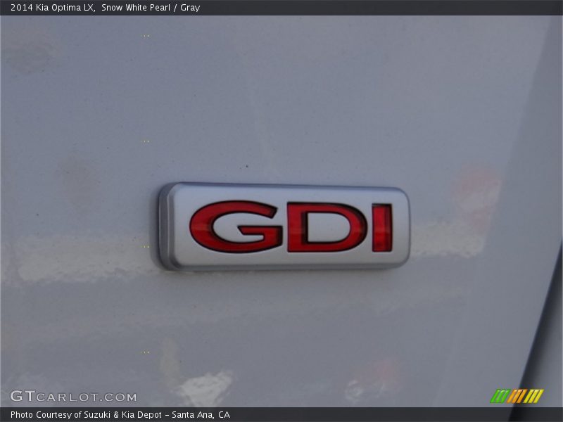 Snow White Pearl / Gray 2014 Kia Optima LX