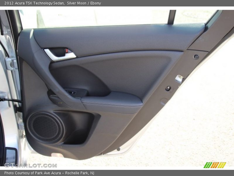 Silver Moon / Ebony 2012 Acura TSX Technology Sedan