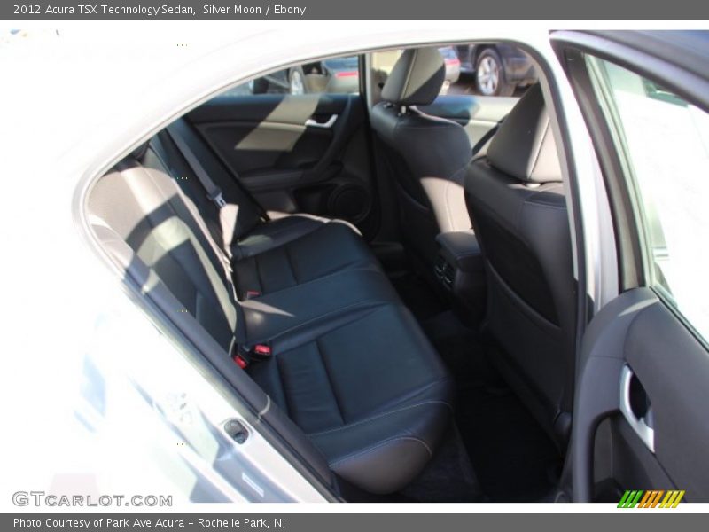 Silver Moon / Ebony 2012 Acura TSX Technology Sedan