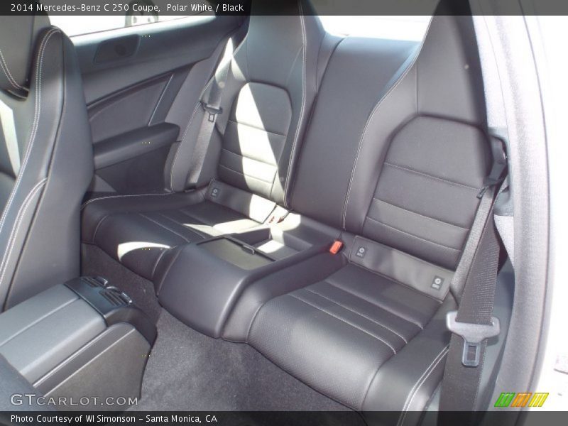 Polar White / Black 2014 Mercedes-Benz C 250 Coupe