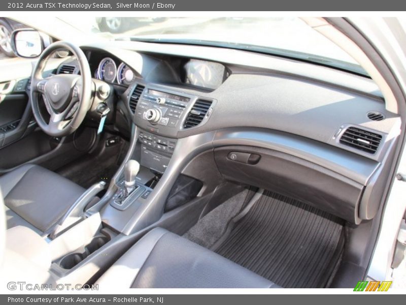 Silver Moon / Ebony 2012 Acura TSX Technology Sedan