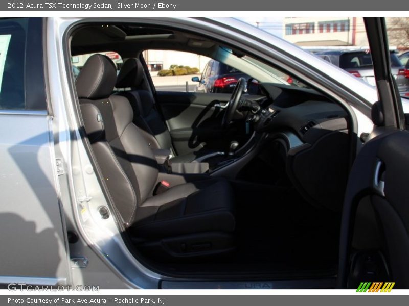 Silver Moon / Ebony 2012 Acura TSX Technology Sedan