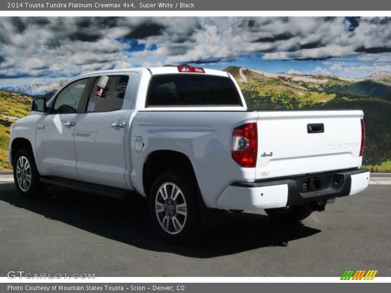 Super White / Black 2014 Toyota Tundra Platinum Crewmax 4x4