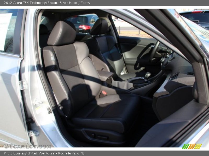 Silver Moon / Ebony 2012 Acura TSX Technology Sedan