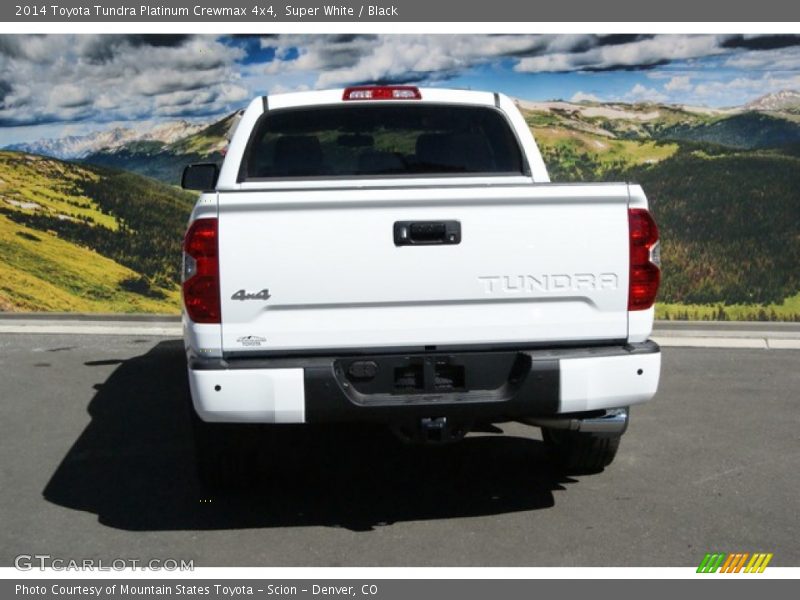 Super White / Black 2014 Toyota Tundra Platinum Crewmax 4x4