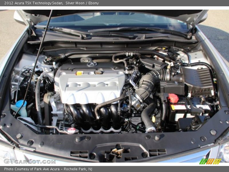Silver Moon / Ebony 2012 Acura TSX Technology Sedan
