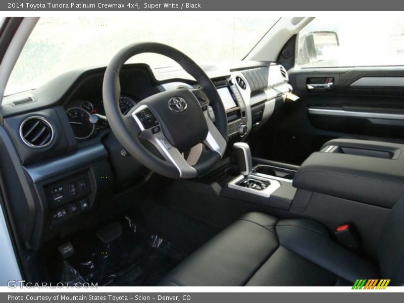Super White / Black 2014 Toyota Tundra Platinum Crewmax 4x4