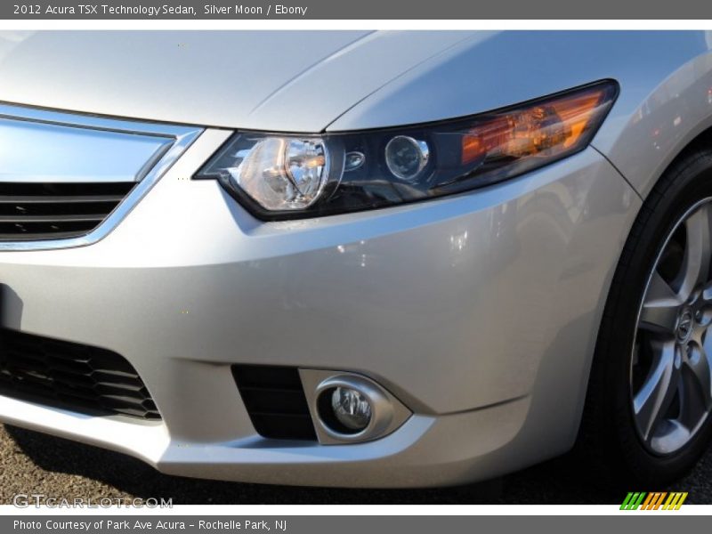 Silver Moon / Ebony 2012 Acura TSX Technology Sedan