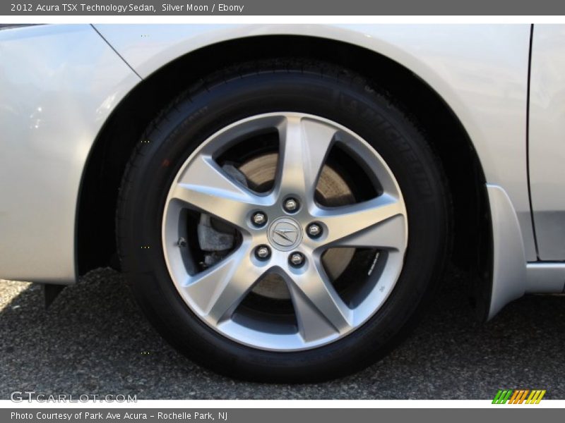 Silver Moon / Ebony 2012 Acura TSX Technology Sedan