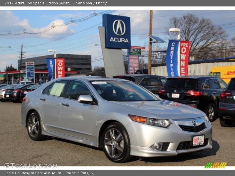 Silver Moon / Ebony 2012 Acura TSX Special Edition Sedan