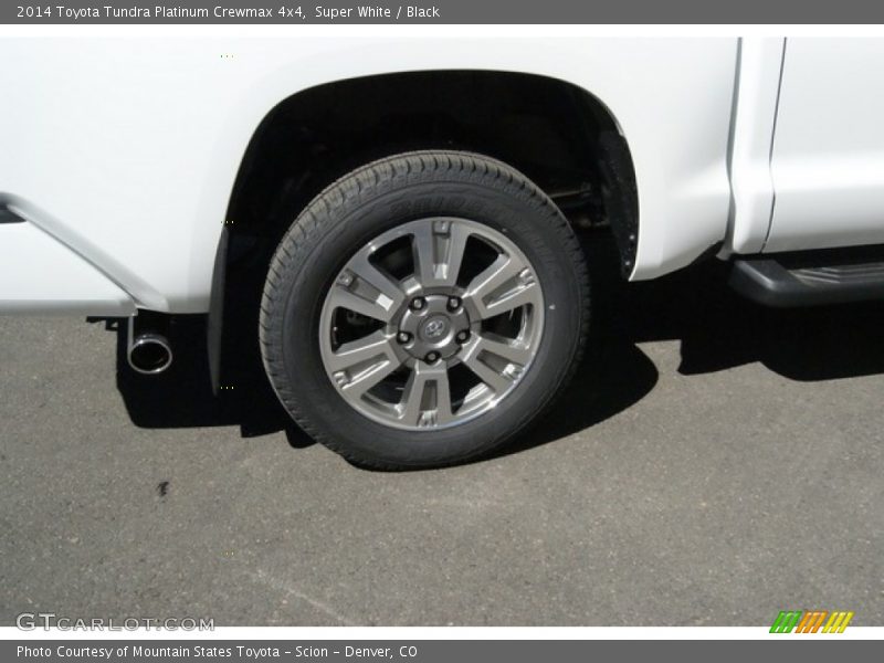 Super White / Black 2014 Toyota Tundra Platinum Crewmax 4x4