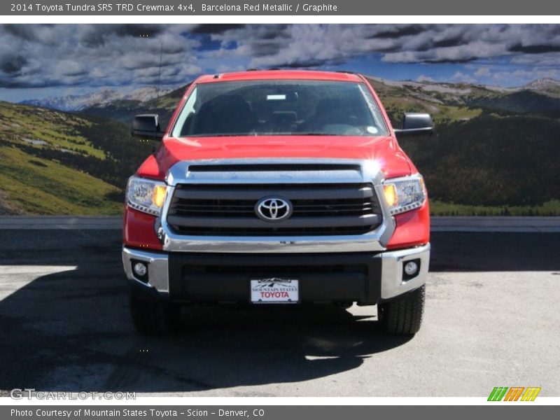 Barcelona Red Metallic / Graphite 2014 Toyota Tundra SR5 TRD Crewmax 4x4