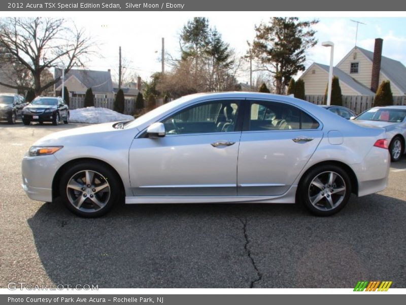 Silver Moon / Ebony 2012 Acura TSX Special Edition Sedan