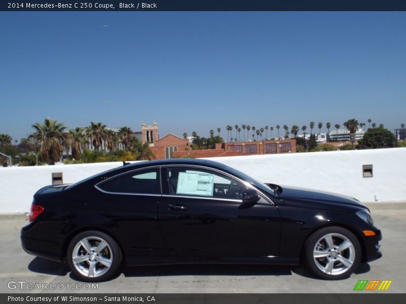 Black / Black 2014 Mercedes-Benz C 250 Coupe