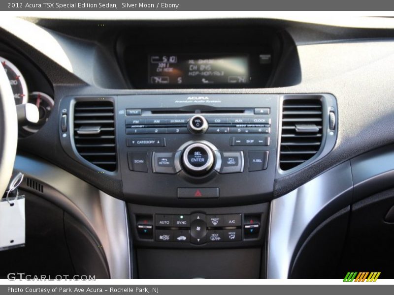 Silver Moon / Ebony 2012 Acura TSX Special Edition Sedan