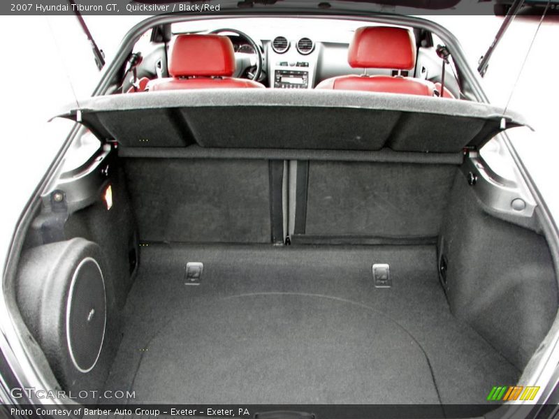 Quicksilver / Black/Red 2007 Hyundai Tiburon GT