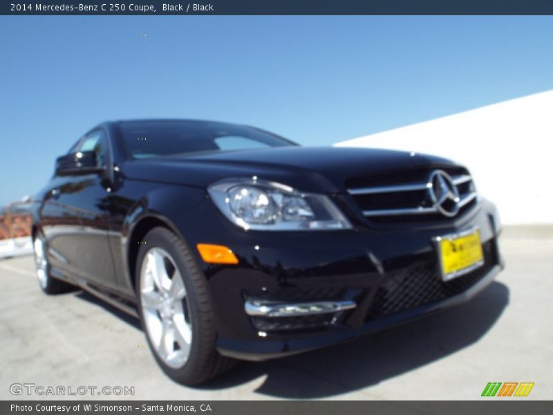Black / Black 2014 Mercedes-Benz C 250 Coupe