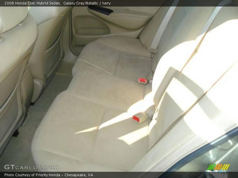 Galaxy Gray Metallic / Ivory 2008 Honda Civic Hybrid Sedan