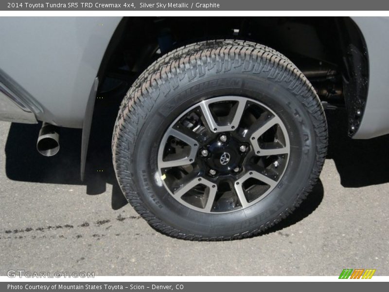 Silver Sky Metallic / Graphite 2014 Toyota Tundra SR5 TRD Crewmax 4x4