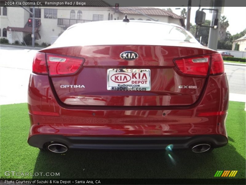 Remington Red / Beige 2014 Kia Optima EX