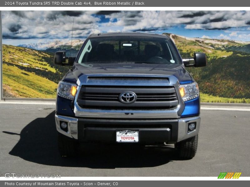Blue Ribbon Metallic / Black 2014 Toyota Tundra SR5 TRD Double Cab 4x4