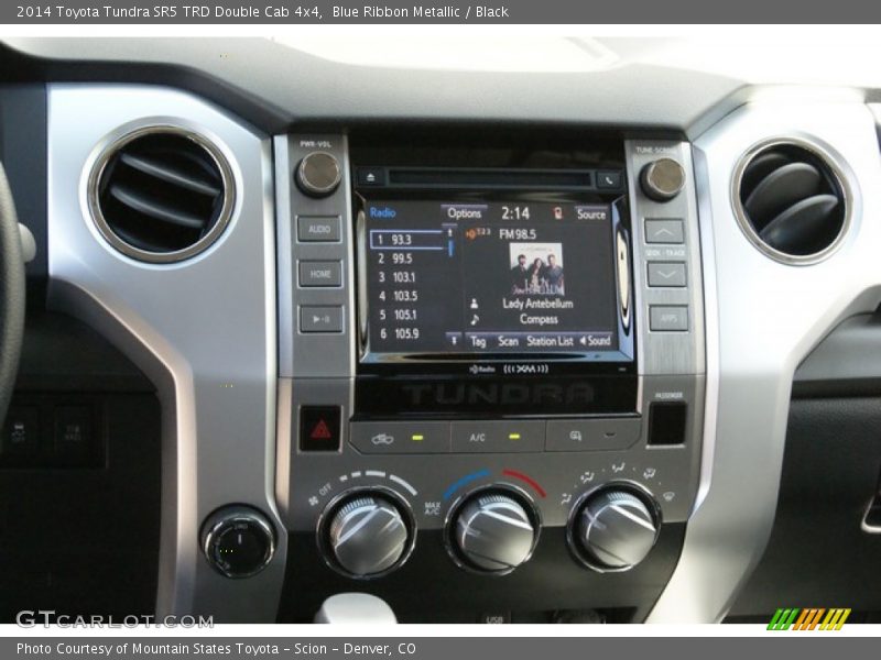 Blue Ribbon Metallic / Black 2014 Toyota Tundra SR5 TRD Double Cab 4x4