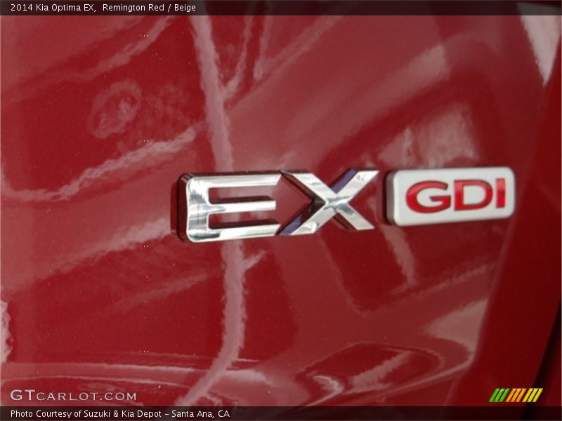 Remington Red / Beige 2014 Kia Optima EX