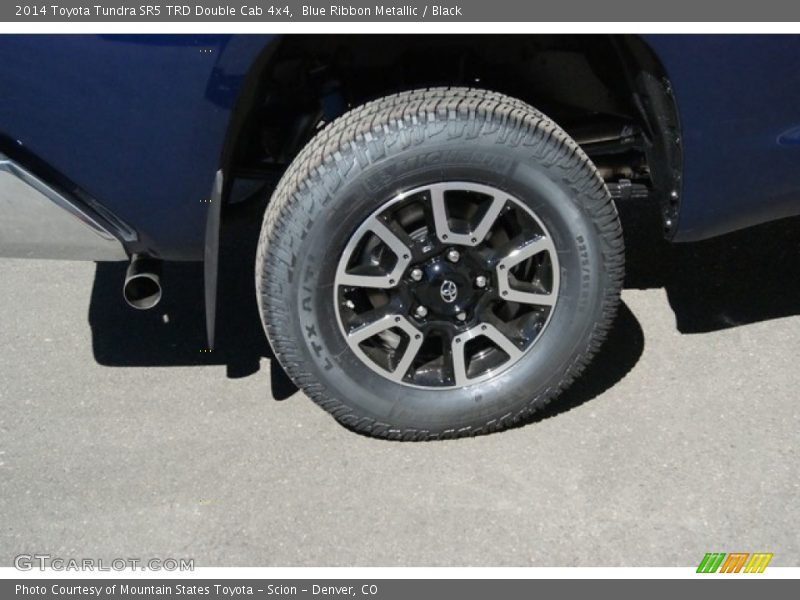 Blue Ribbon Metallic / Black 2014 Toyota Tundra SR5 TRD Double Cab 4x4