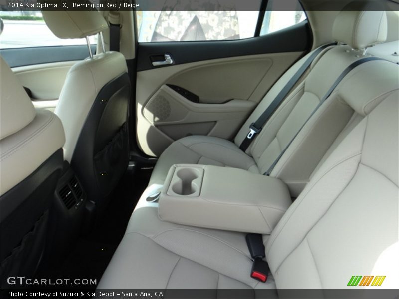 Remington Red / Beige 2014 Kia Optima EX